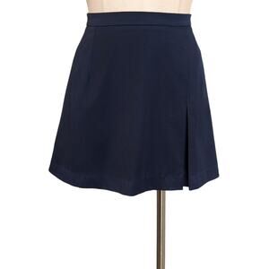 Vintage MARCIA Navy Blue Tennis Preppy Short Skirt 8 10